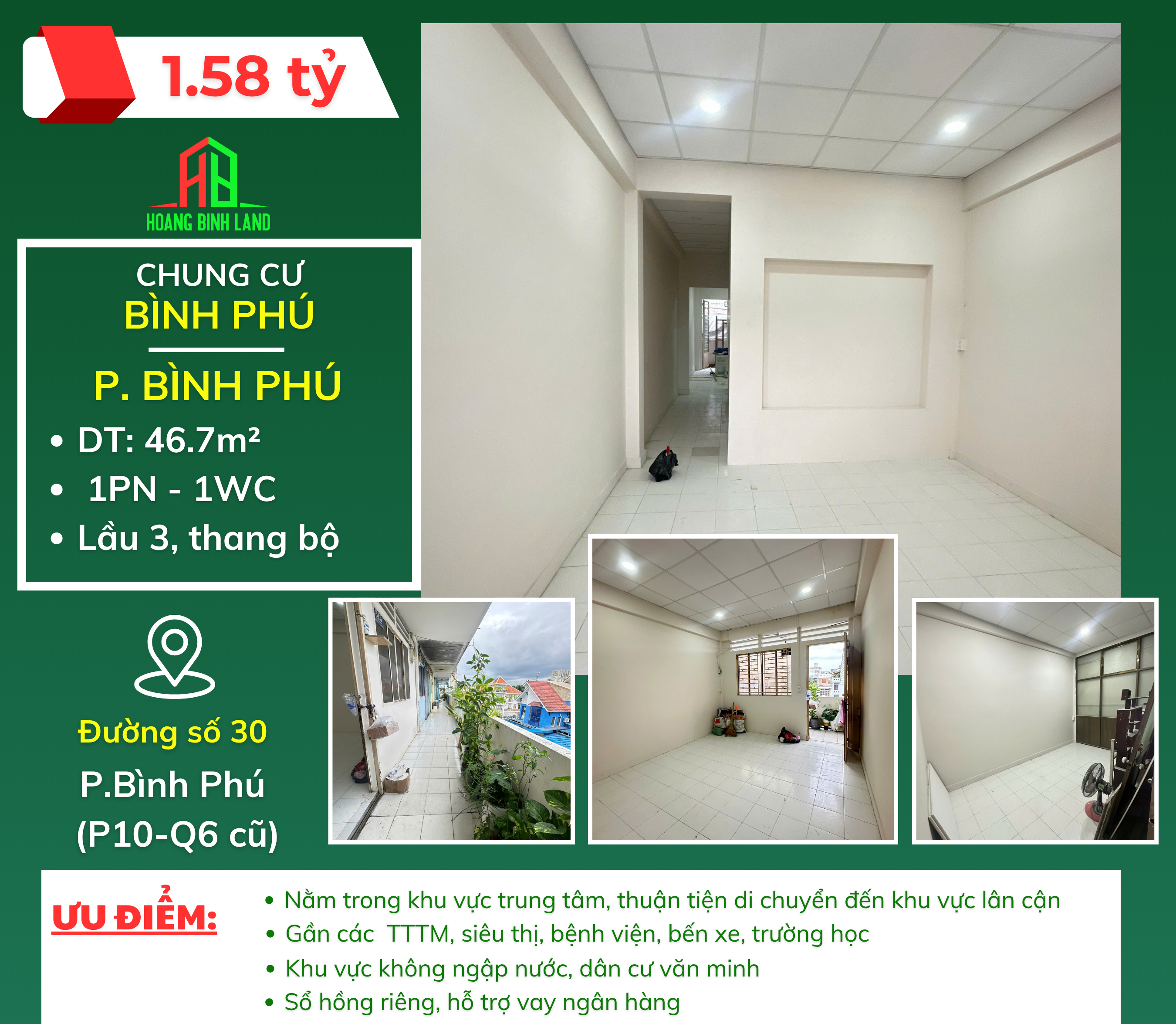 CHUNG CƯ BÌNH PHÚ - PHƯỜNG BÌNH PHÚ (QUẬN 6 CŨ)